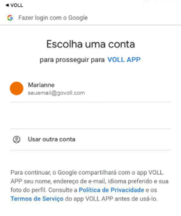 Como instalar o app VOLL